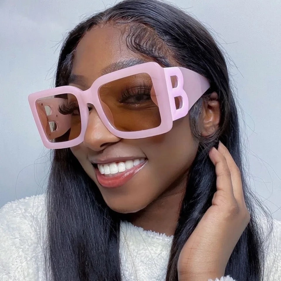 BIG B Style Y2K Luxury Oversized Sunglasses ROSE