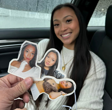 Custom Car Air Freshener - Double Sided Photo Personalized